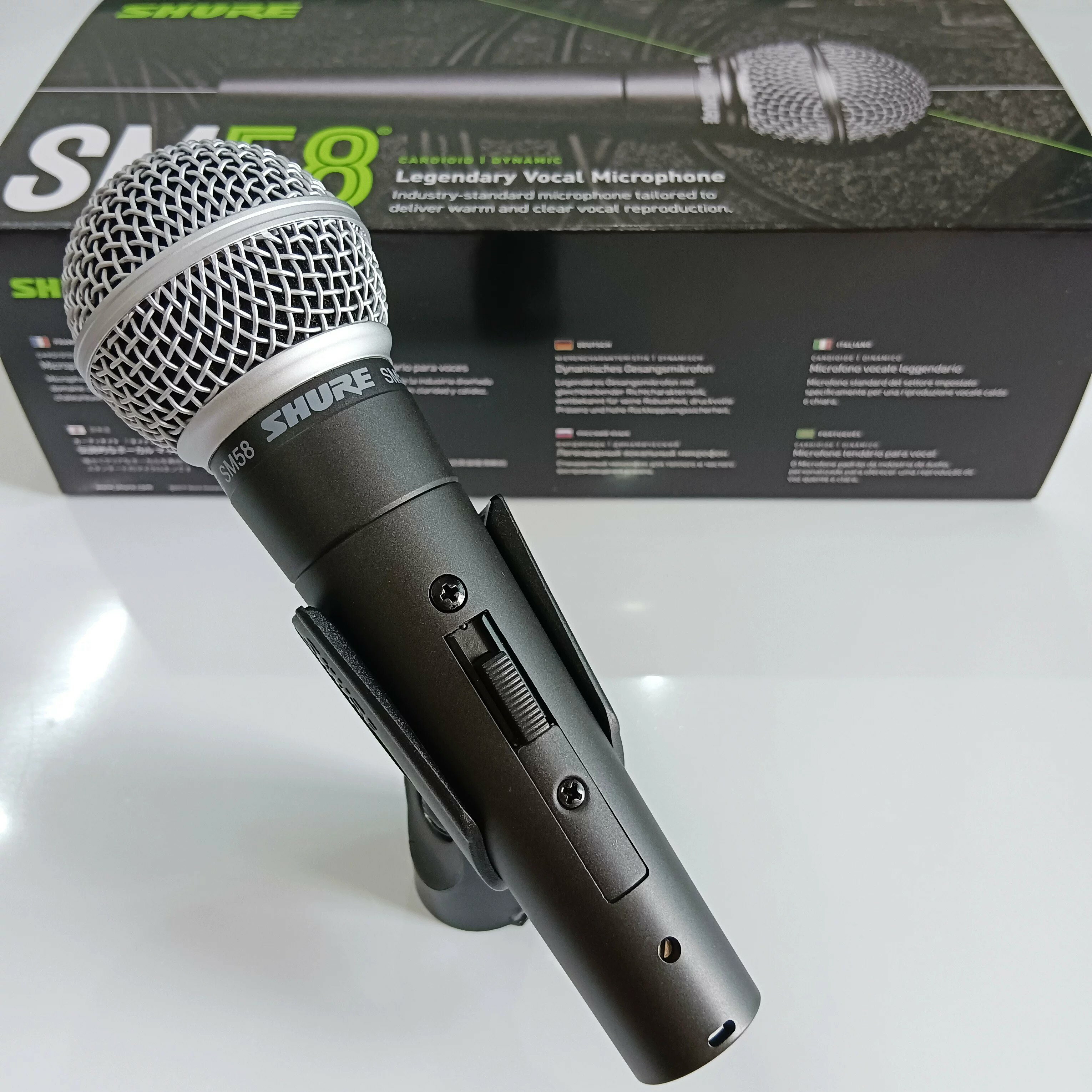 Shure/舒爾 SM58S舞臺專業有線動圈話筒彈唱主播K歌直播錄音話筒