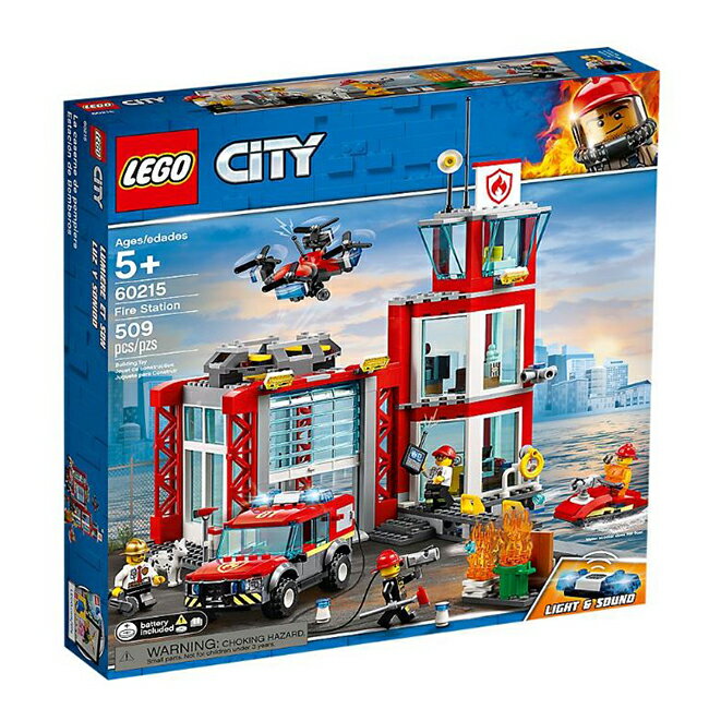 【LEGO 樂高積木】City城市系列-消防局 LT-60215