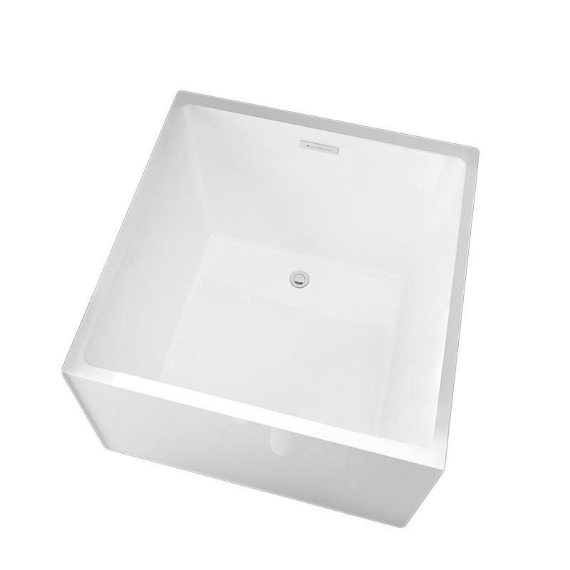 優樂悅~亞克力日式正方形雙人深泡浴缸獨立式浴缸按摩大浴盆1.1-1.5定制