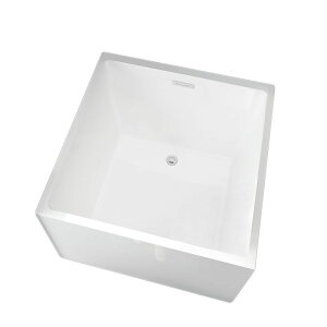 優樂悅~亞克力日式正方形雙人深泡浴缸獨立式浴缸按摩大浴盆1.1-1.5定制
