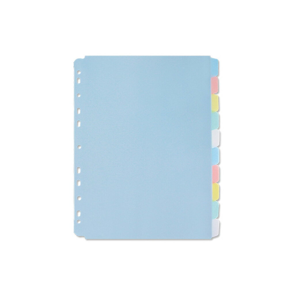 【史代新文具】珠友 WA-12012 (10段) 12K 11孔資料袋/分段夾/隔頁夾