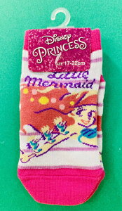 【震撼精品百貨】The Little Mermaid Ariel 小美人魚愛麗兒 迪士尼公主兒童用襪子-桃#64064 震撼日式精品百貨