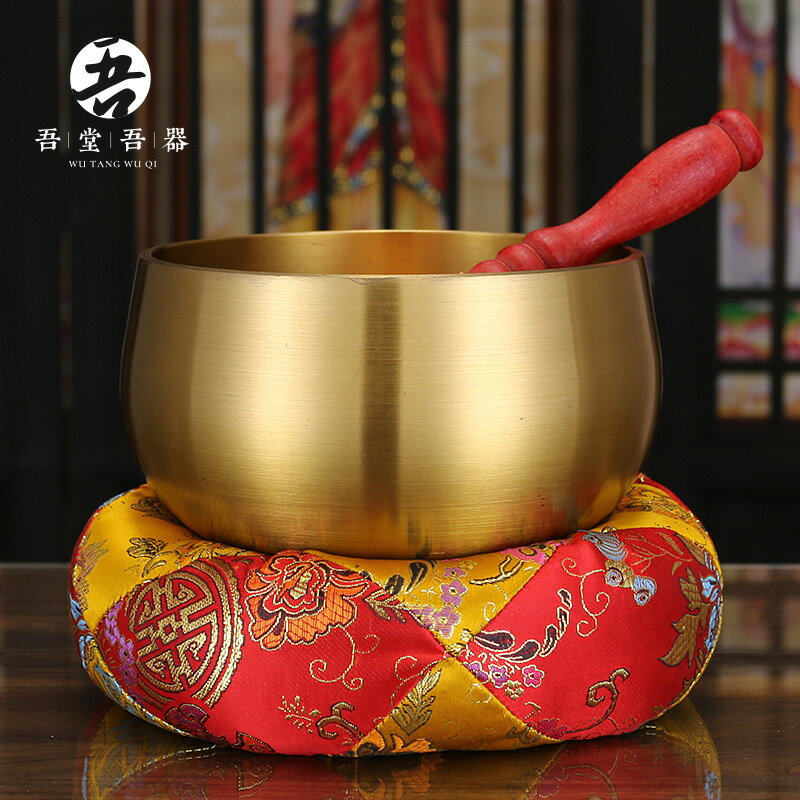 吾堂吾器日式精品銅罄 純銅法器黃銅磬銅缽 佛音碗修行缽佛教用品
