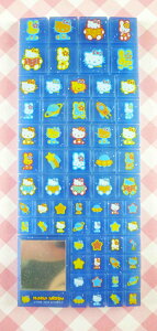 【震撼精品百貨】Hello Kitty 凱蒂貓 KITTY立體貼紙-方塊(深藍) 震撼日式精品百貨