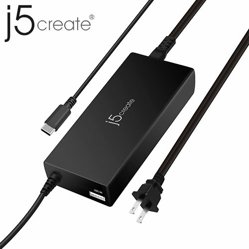 【現折$50 最高回饋3000點】 j5create JUP2290 100W PD USB-C筆電電源供應器/充電器