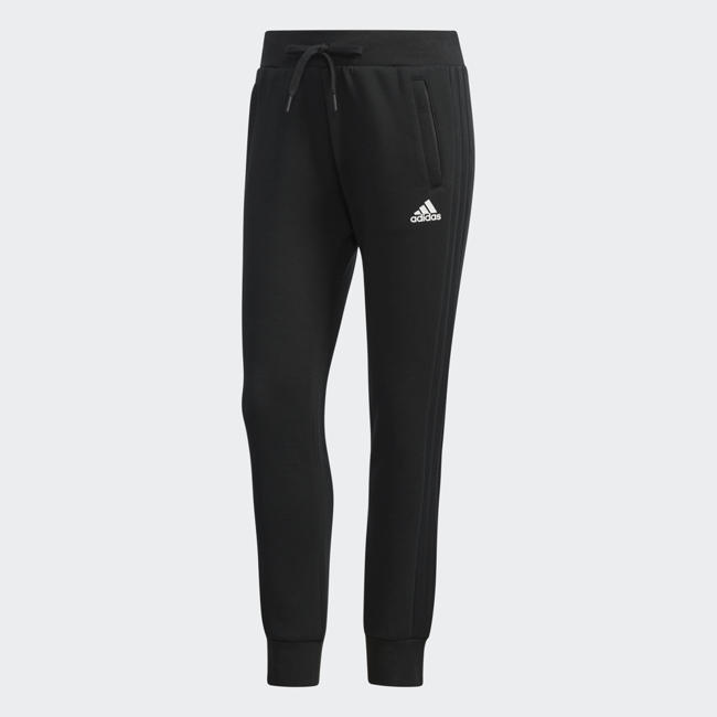 ADIDAS DK 3S PANT 女裝 長褲 休閒 慢跑 縮口 棉質 基本款 透氣 黑【運動世界】DW5729