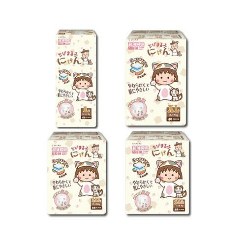 櫻桃小丸子超薄瞬吸易拉褲(L/XL/2XL/3XL)【愛買】 1