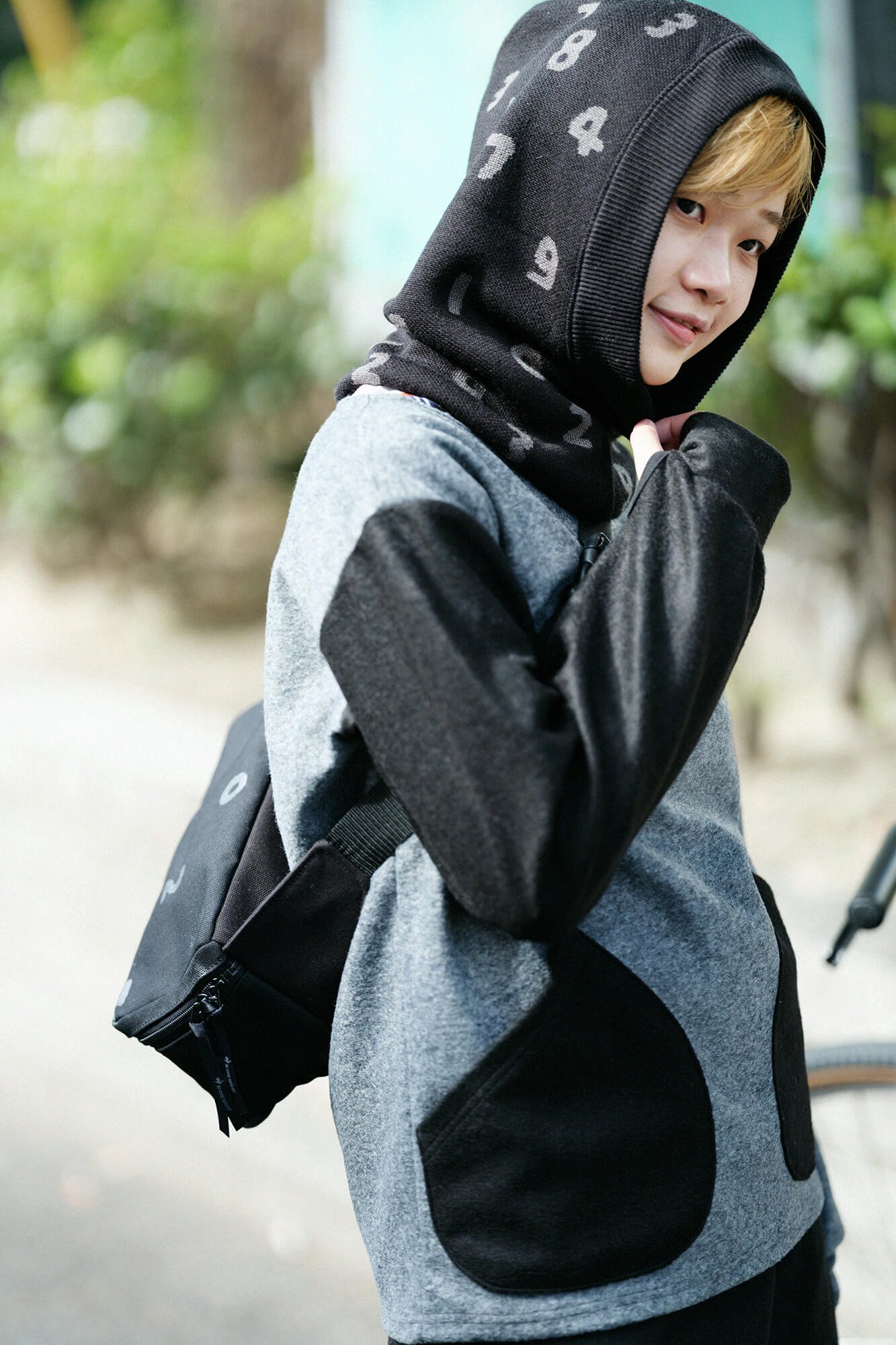 現貨SOU SOU sousou x le coq sportif 雙面用BIKE 套頭帽公雞牌日本製