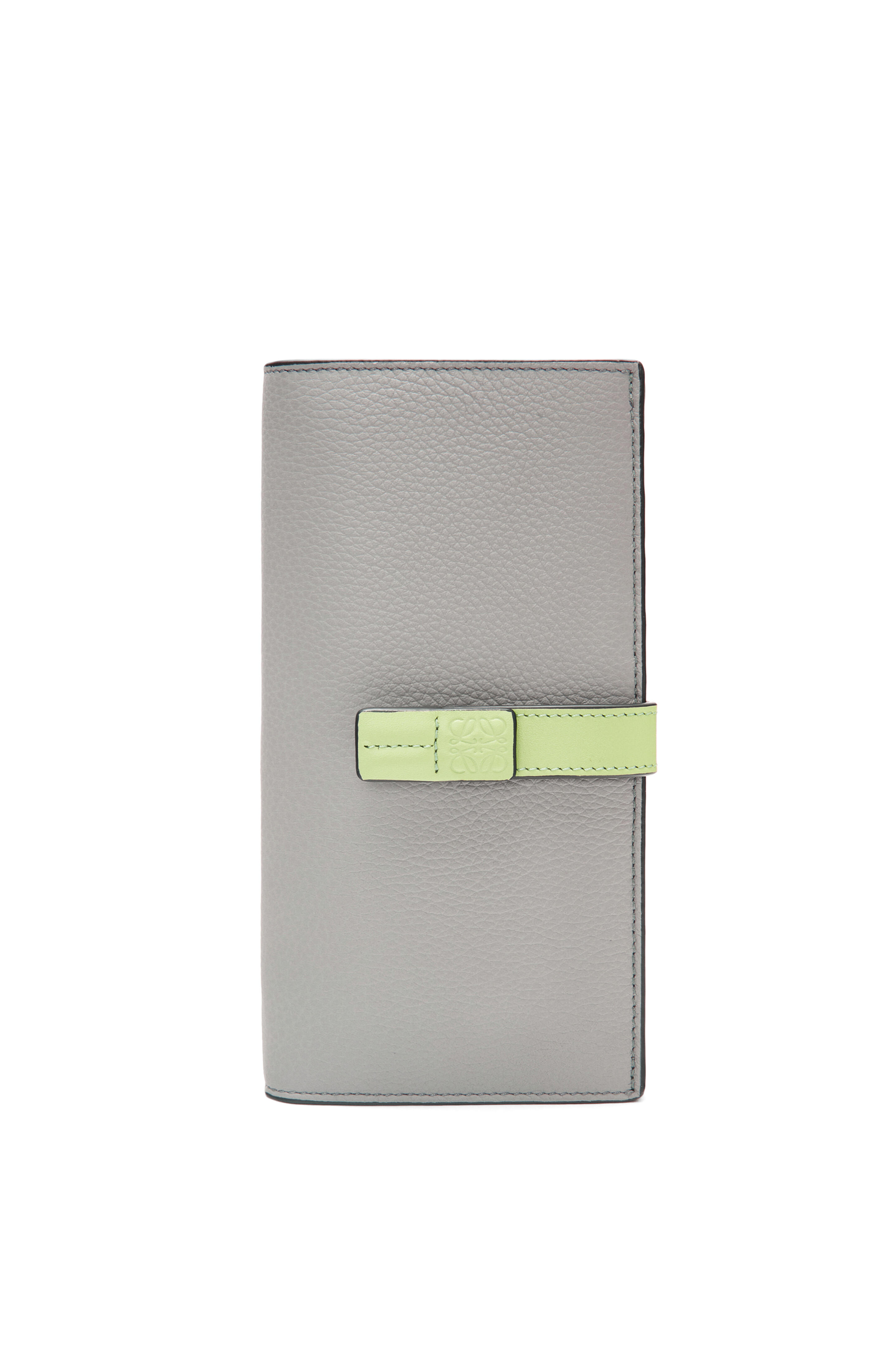 LOEWE長夾 Large vertical wallet in grained calfskin