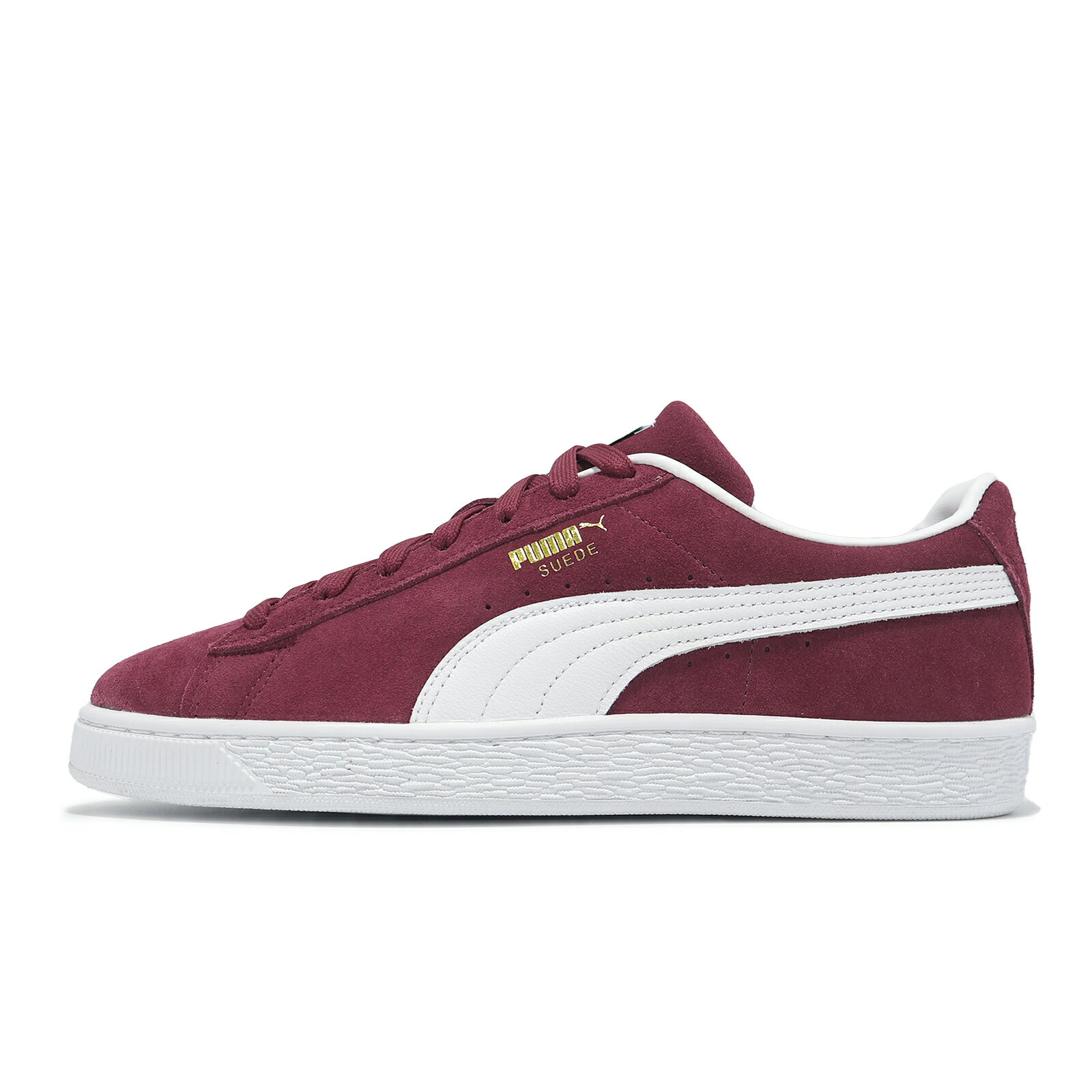 Puma 休閒鞋 Suede Classic 男鞋 女鞋 紅 白 麂皮 復古 情侶鞋 板鞋