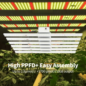 免運 八爪魚種植燈 LED植物生長燈全光譜藥草大棚室內植物補光燈