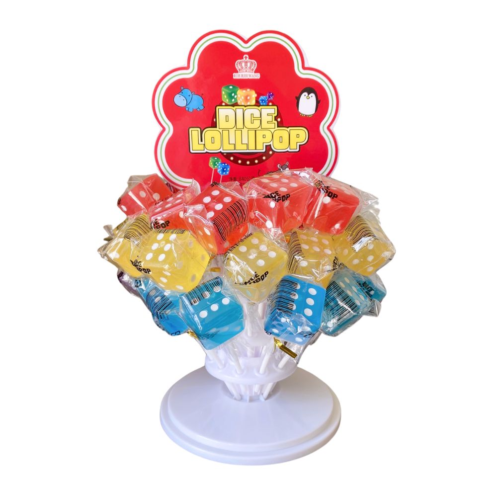 今年最酷炫 沒看過的超可愛骰子樹!!  骰子棒棒糖(株)840G (28G*30支/株) 4