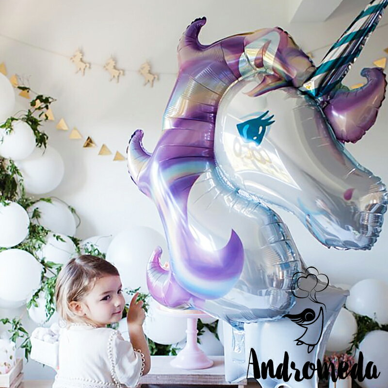 鋁膜氣球 寶寶生日周歲派對裝飾 卡通小馬寶麗氣球 兒童派對布置