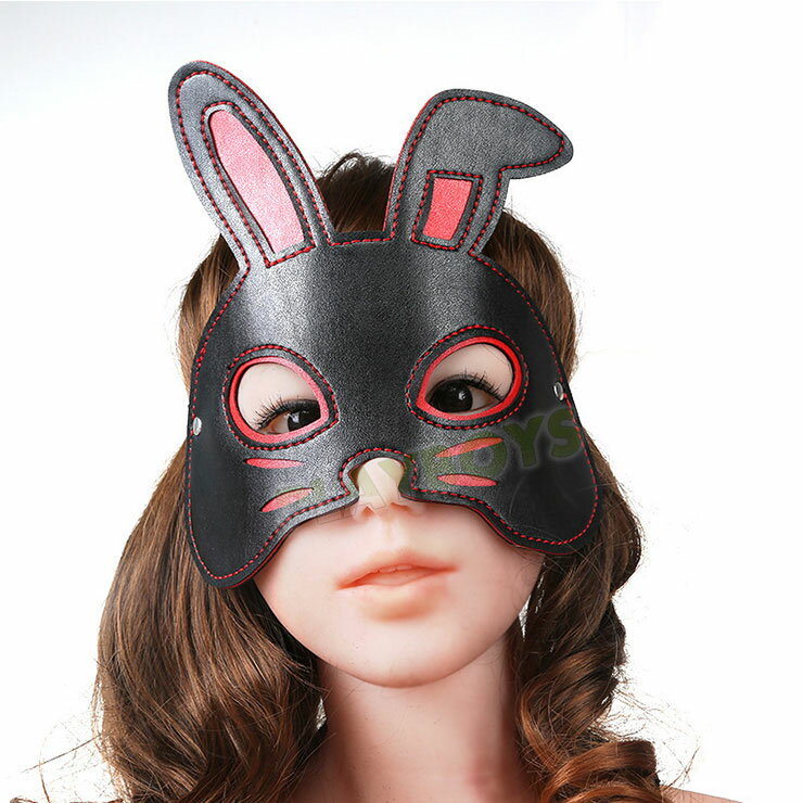 俏皮月兔眼罩-情趣用品 成人 SM 調教 戀虐 蠟燭 綑綁 手銬 眼罩 口塞 皮鞭