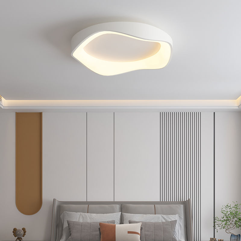新款主臥室燈簡約現代北歐輕奢房間燈溫馨浪漫創意個性led吸頂燈