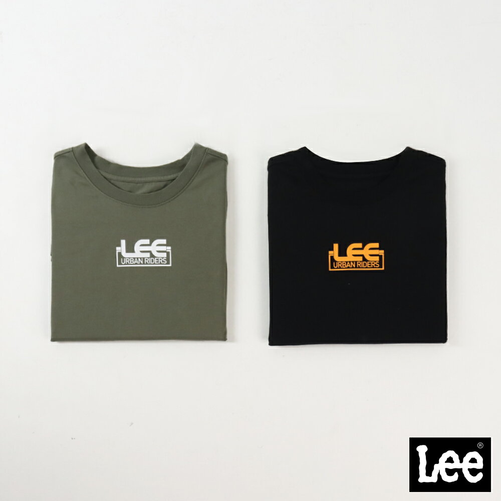 Lee 印花文字小logo寬鬆短袖T恤 男 Urban Riders 共兩色(橄欖綠/騎士黑)