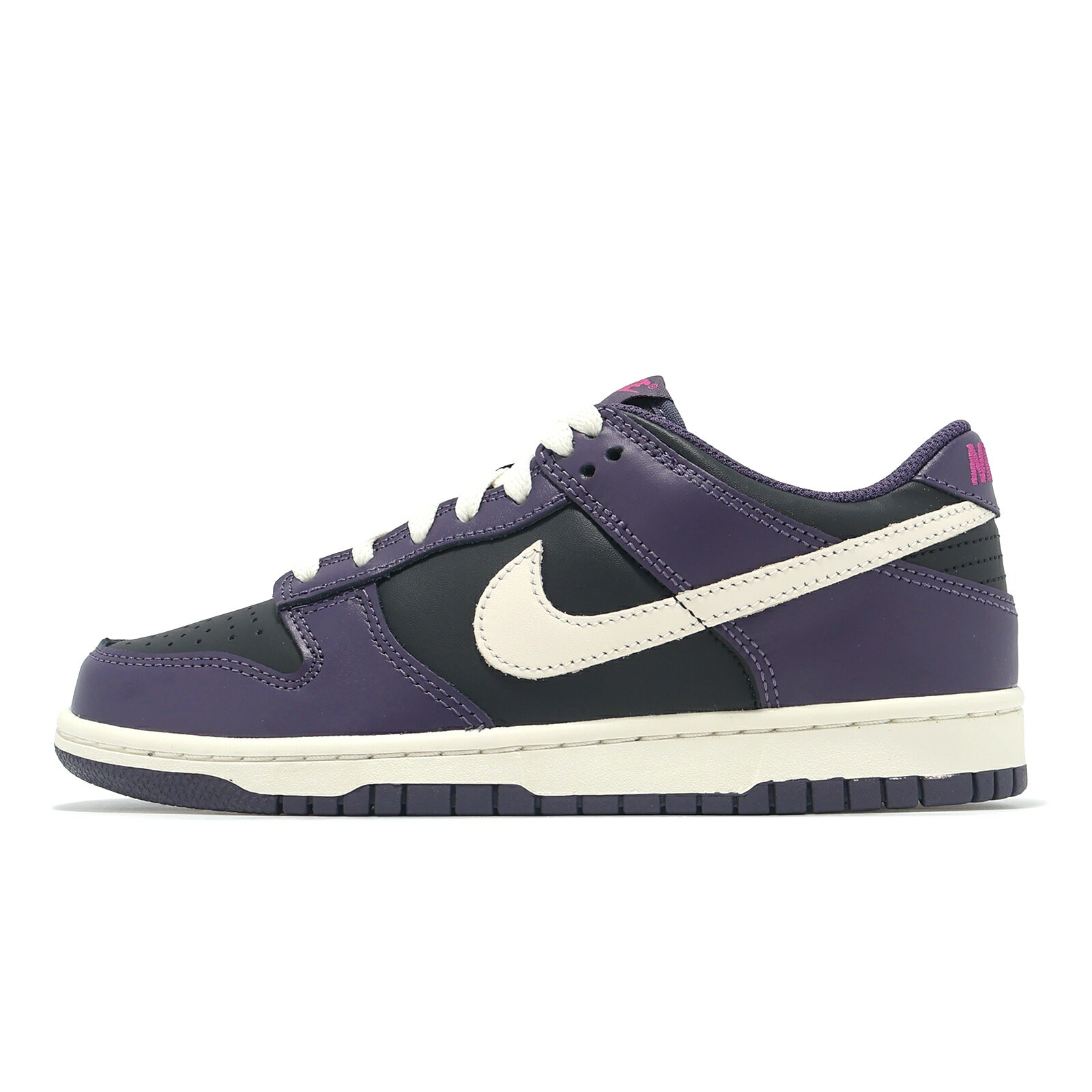 Nike 休閒鞋 Dunk Low GS 大童 女鞋 黑 米白 紫 低筒