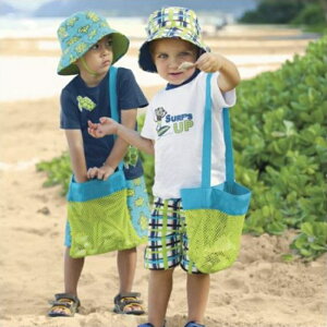 [Hare.D] 兒童沙灘包收納網袋 收納袋 寶物袋 尋寶袋 沙灘袋 沙灘網袋