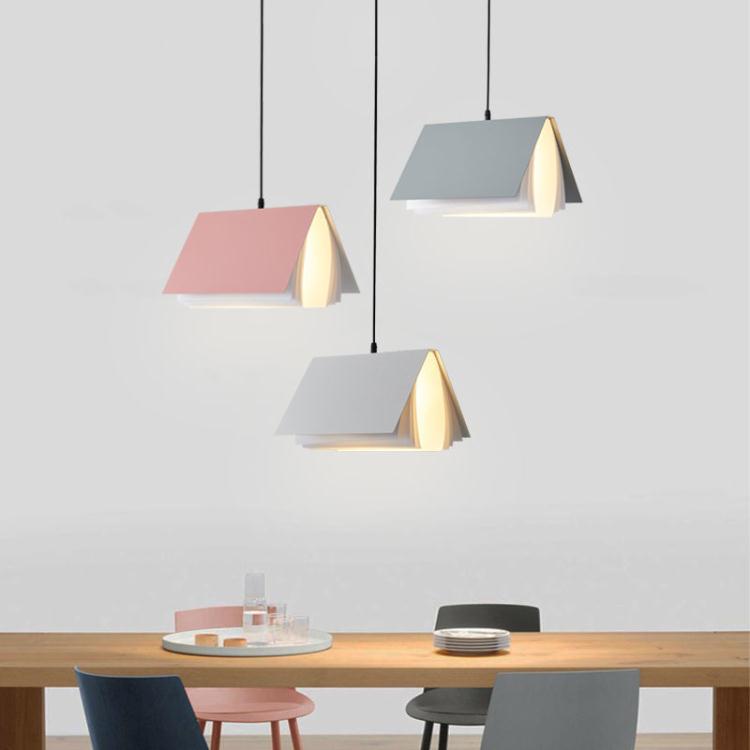 【Beda/貝達】吊燈 現代北歐創意書本設計師吊燈圖書館吧台餐廳臥室藝術床頭吊燈