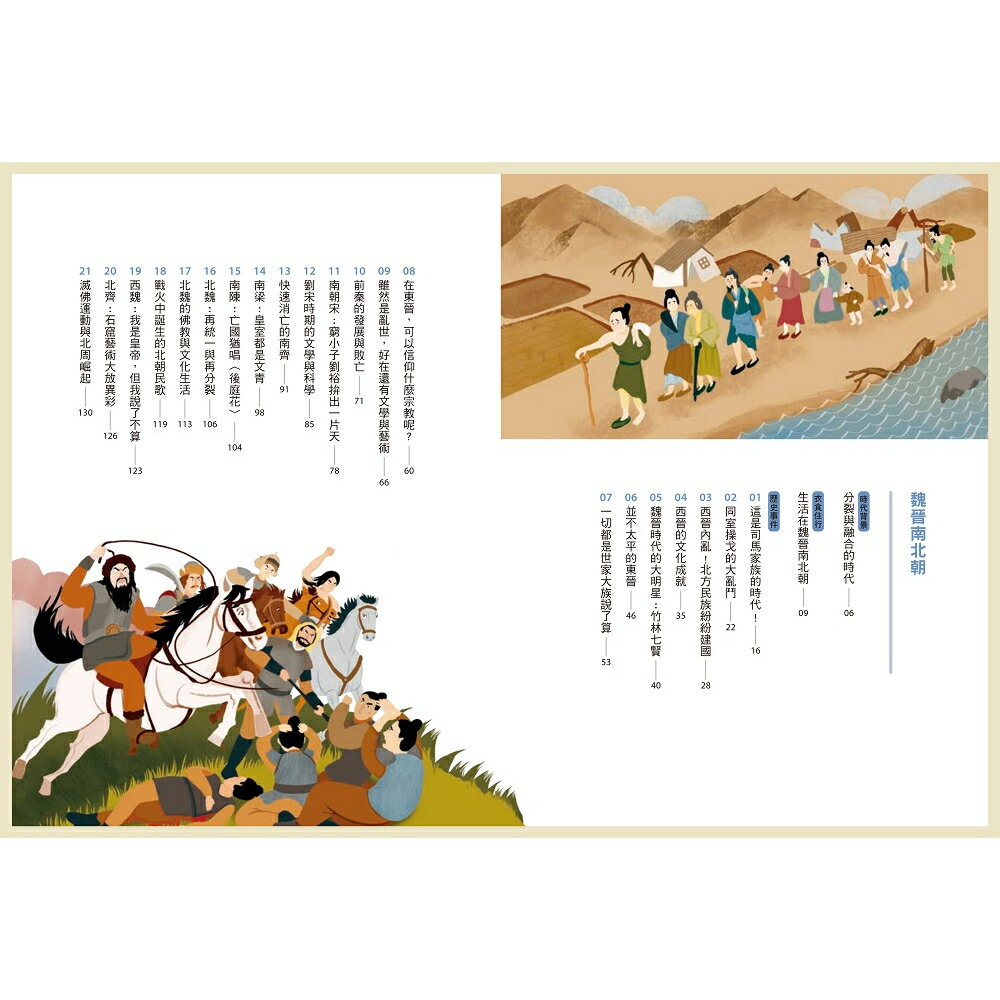 太喜歡歷史了！【給中小學生的輕歷史】①～⑩：從原始時代到民國/知中編委會／著；蔣講太空人、Yoka、子魚非、黃夢真／插畫 5