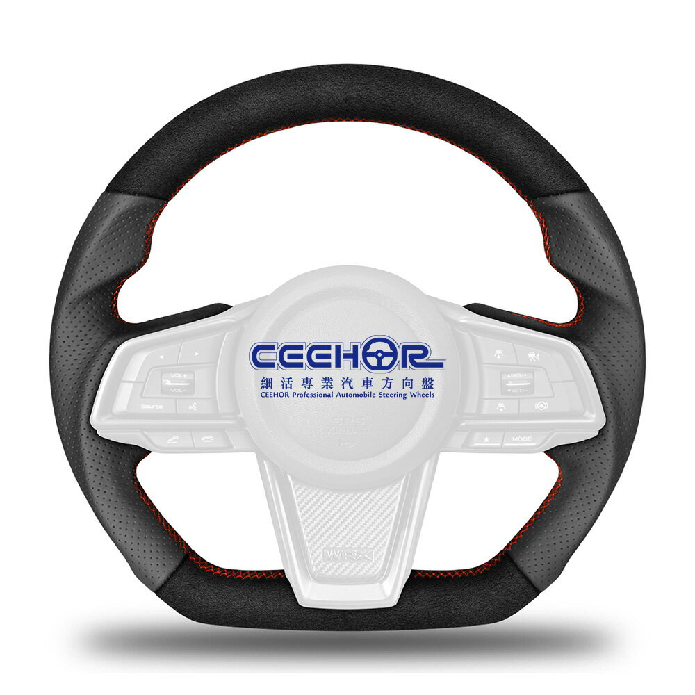 [細活方向盤] 麂皮牛皮款 WRX WAGON SUBARU 速霸陸 變形蟲方向盤