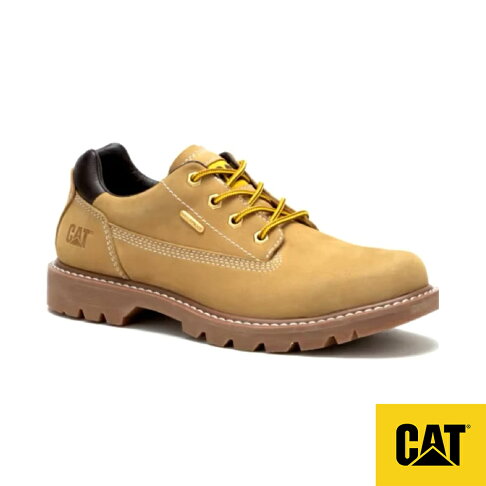CAT Colorado Low 2.0 Wp 防水真皮休閒鞋舒適 女鞋-小麥黃 0