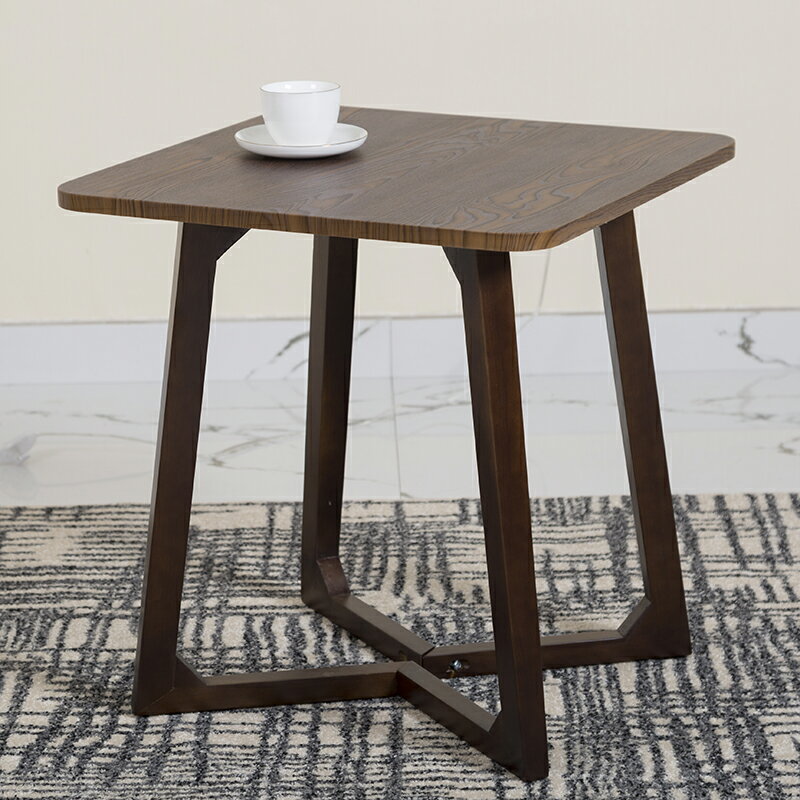 日式現代簡約方桌客廳簡易沙發邊幾北歐經濟型小戶型圓實木茶幾
