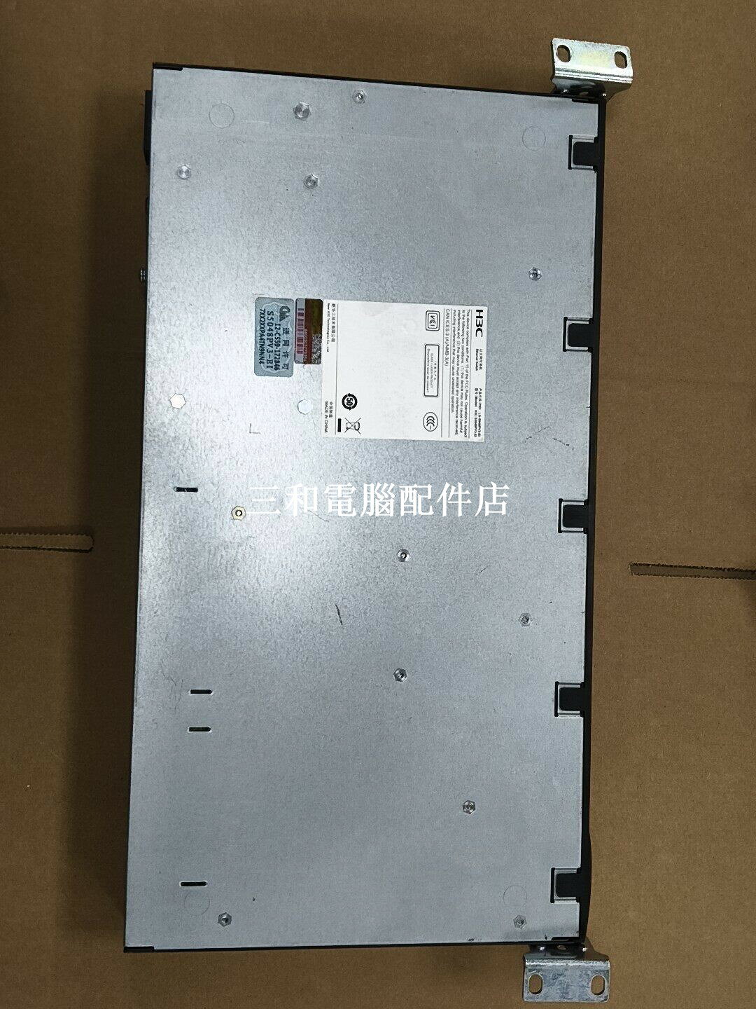 H3C S5048PV3 EI 48口 千兆 交換機 48電口 SFP 光口 企業 機房 監控 高性能 穩定 使用痕跡 成色佳 功能正常 無拆無修 裝機即用