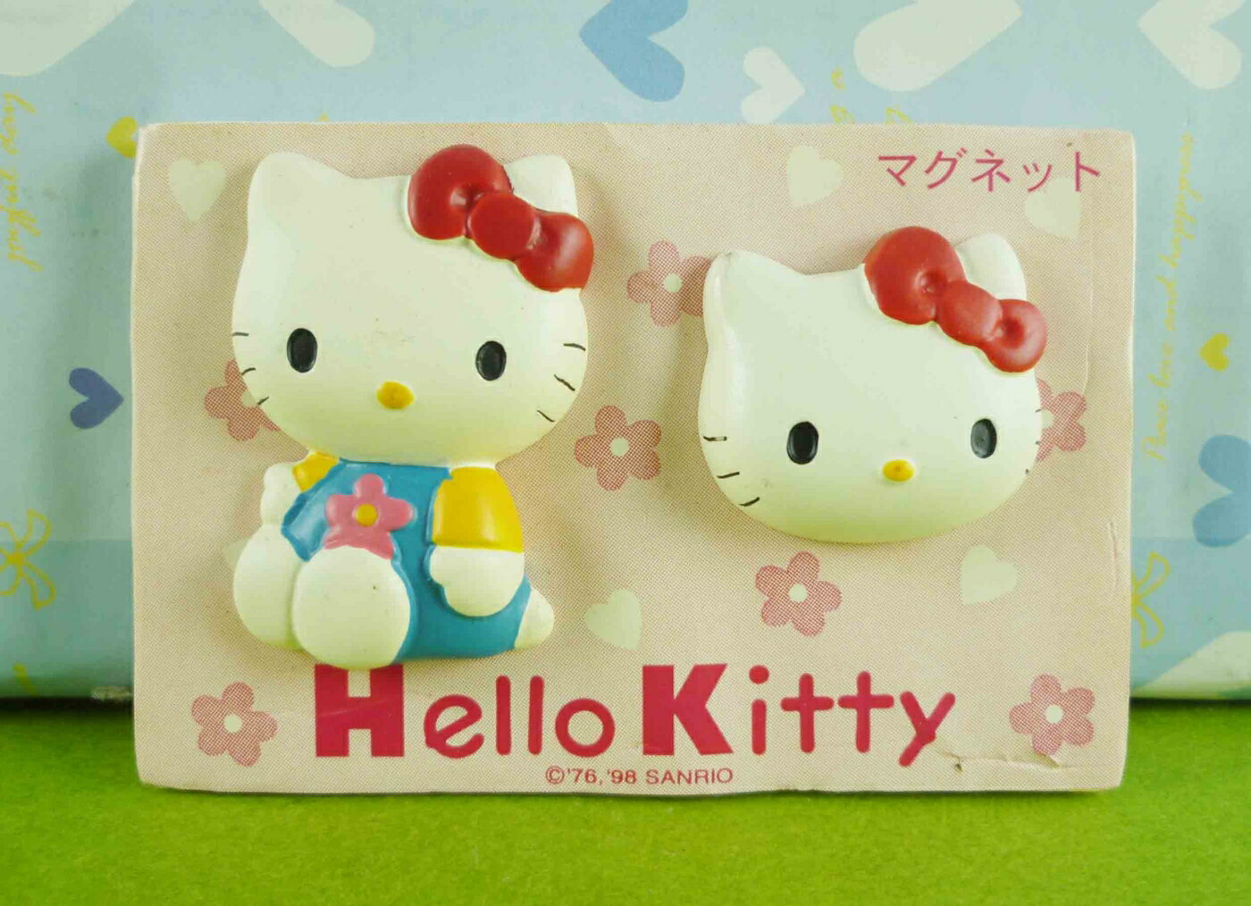【震撼精品百貨】Hello Kitty 凱蒂貓 2入造型磁鐵 藍【共1款】 震撼日式精品百貨