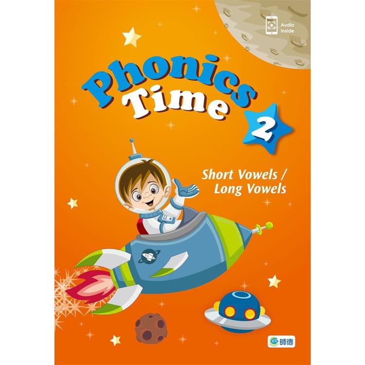 Phonics Time 2：Short Vowels / Long Vowels (課本＋QR CODE音檔＋線上教學資源) | 拾書所