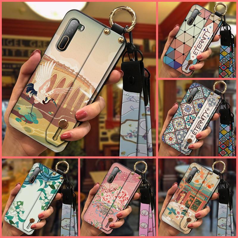 免運~適用HTC U20 5G手機殼女款潮女抖音同款TPU復古風矽膠新款腕帶殼