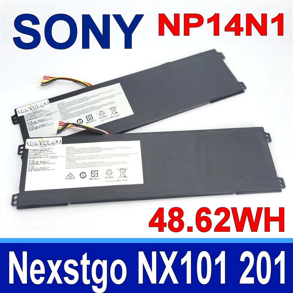 SONY VAIO NP14N1 原廠規格 電池 48.62WH GETAC NX101 NX201 VJSE41 VJSE41G11W VJSE42G11W