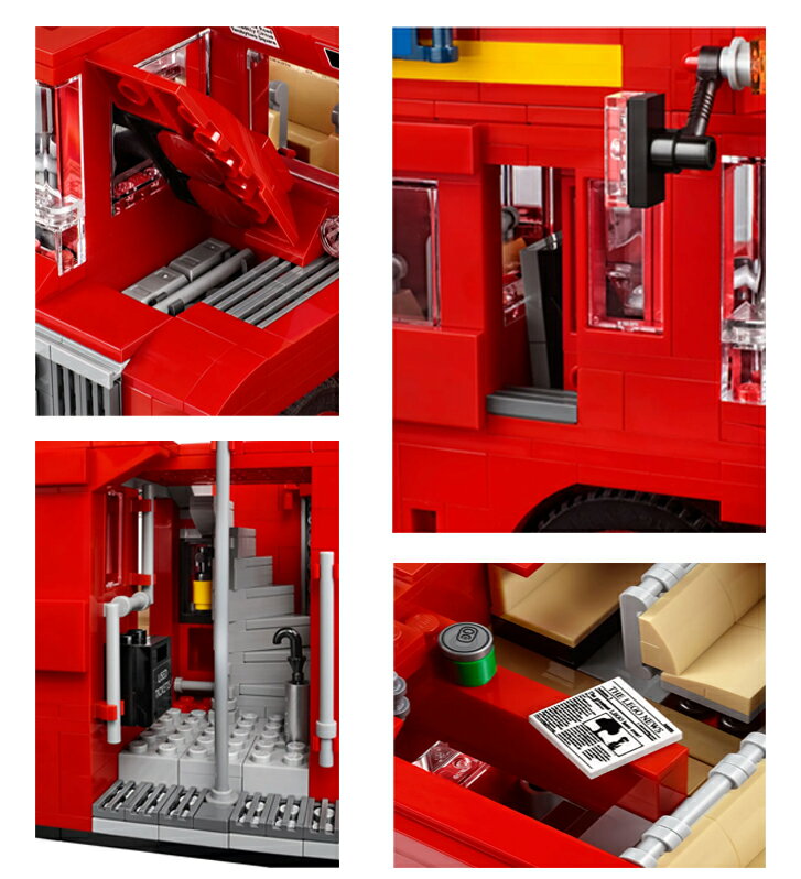 【LETGO】現貨 樂高 LEGO 創意系列 London Bus 10258 英國倫敦巴士 雙層巴士 復古車 生日 4