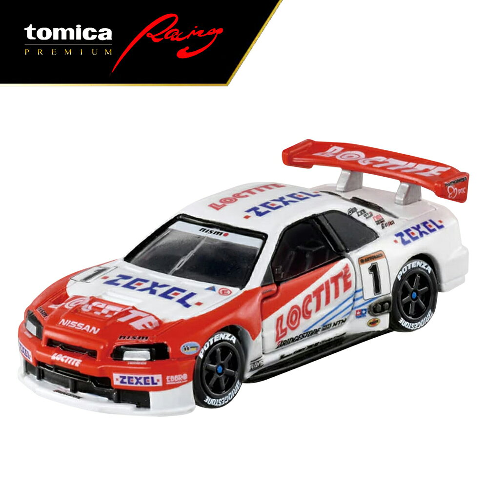 【日本正版】TOMICA PREMIUM Racing 日產 GT-R R34 Loctite Nismo NISSAN 玩具車 多美小汽車 - 223238