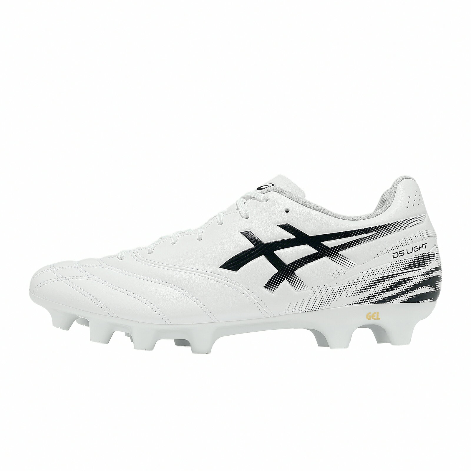 Asics 亞瑟士 足球釘鞋 DS Light Club 2E 寬楦 男鞋 白 皮革 抓地 1103A128103