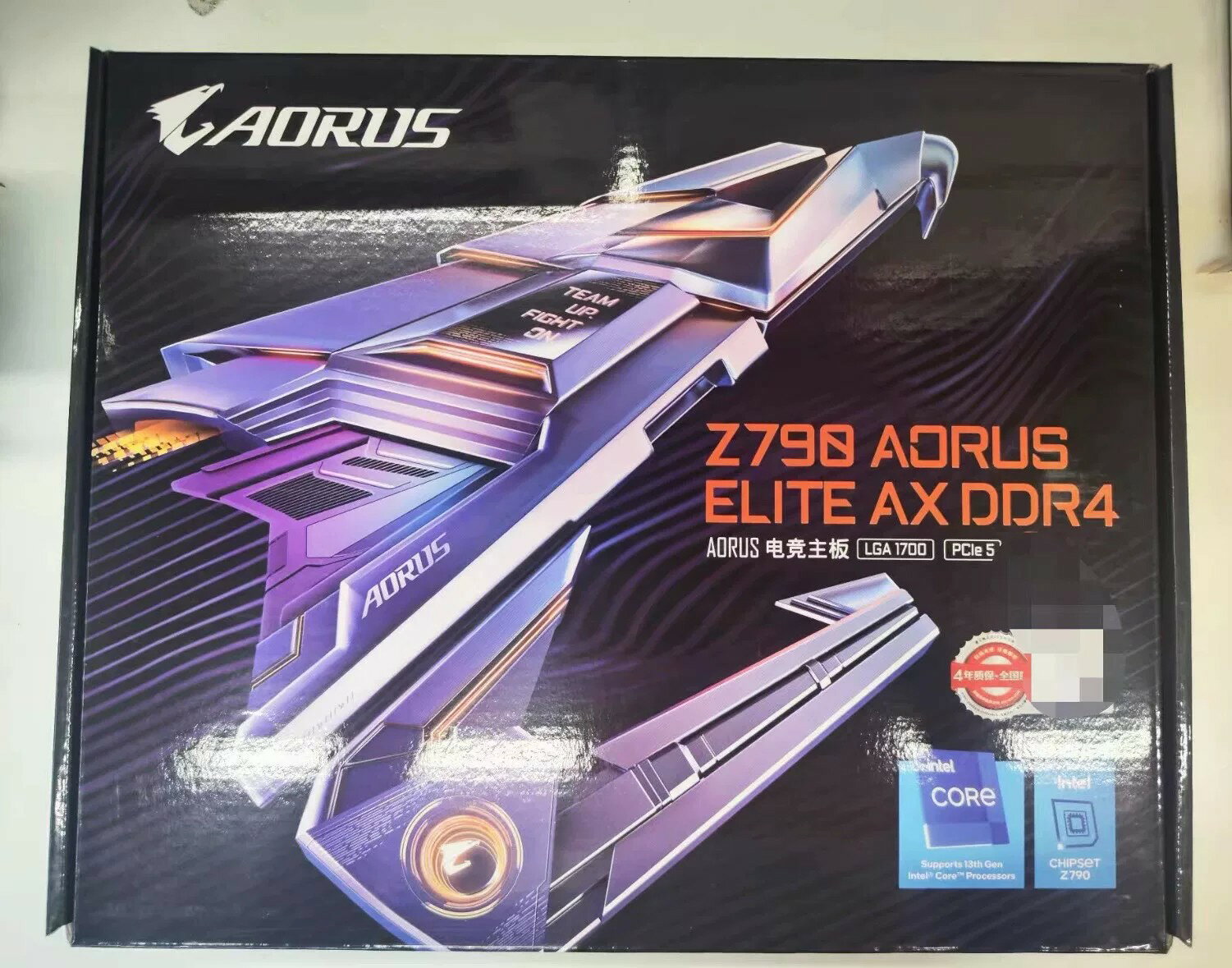 技嘉Z790 AORUS ELITE AX DDR4主闆 箱說齊全 箱碼合一 庫存現貨 電腦主機板 ATX主機板 支援DDR4 電競主機板 支援13代CPU