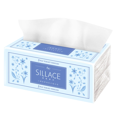 【春風】SILLACE頂級絲柔厚手三層抽取式衛生紙(120抽/24包/3串/箱) 1