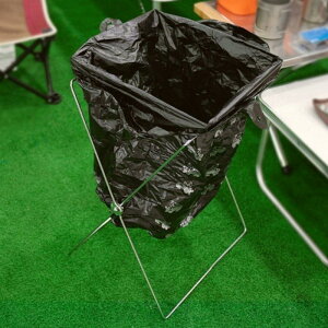 垃圾架-大 垃圾袋吊架 環保置物架 摺疊式垃圾袋掛架 戶外垃圾桶【DI101】 123便利屋