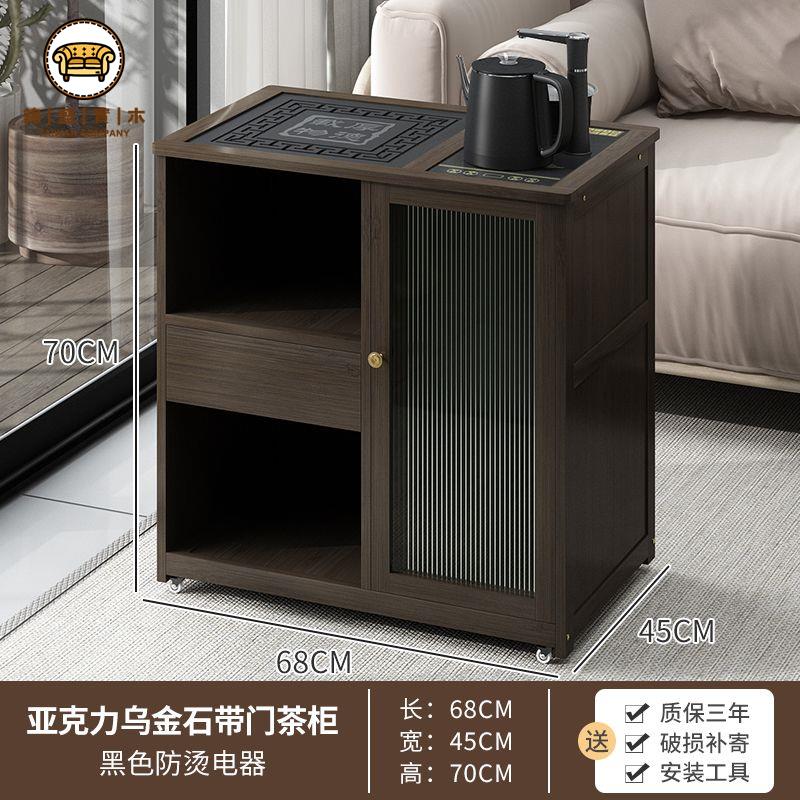 店長推薦 免運 茶臺 家用中式茶水櫃 茶几 茶幾 功夫茶具 茶具套裝 茶櫃 櫃子 茶桌 茶臺 移動茶水櫃茶桌邊櫃泡茶臺家用燒水壺一體邊櫃辦公室茶具置物收納工廠直銷/開立發票 售後保障 j110