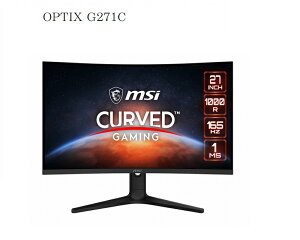 【最高折200+跨店點數22%回饋】MSI 微星 Optix G271C 27型/FHD 曲面電競螢幕