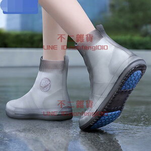雨鞋 防雨防水雨靴 膠鞋防滑加厚耐磨硅膠 雨天兒童雨鞋套【不二雜貨】
