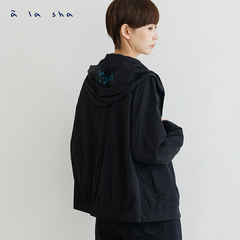 a la sha mü防潑水連帽外套
