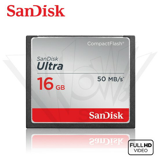 SANDISK 16G Ultra CF 50M 記憶卡 專業攝影師和錄影師 高速記憶卡