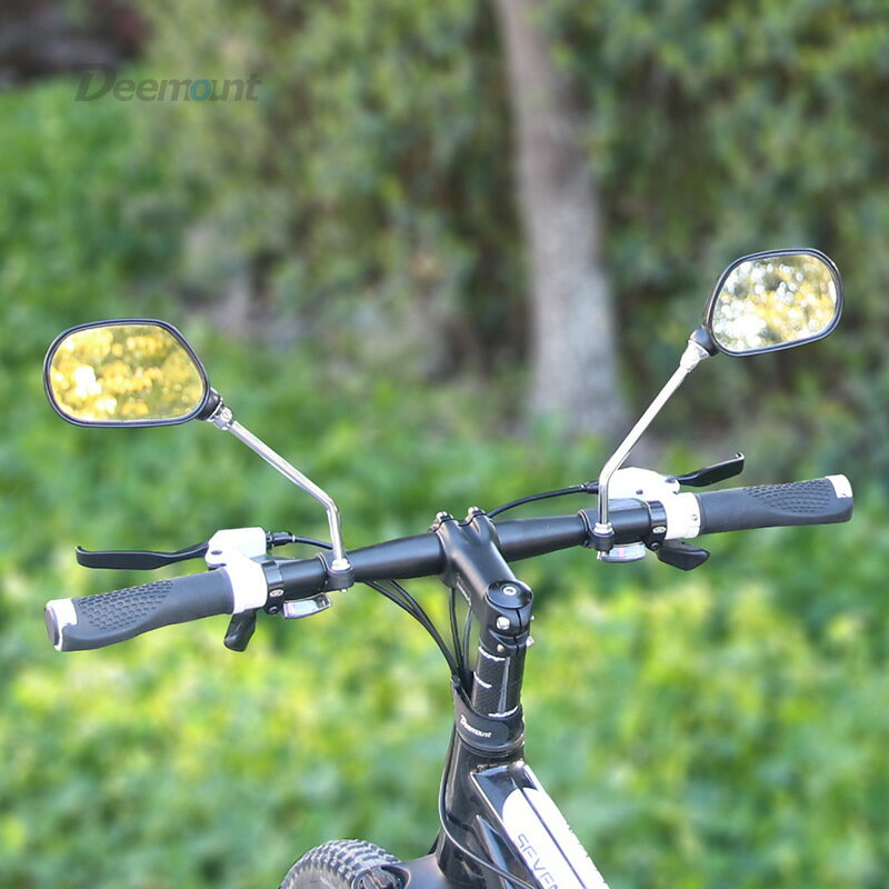 山地公路自行車反光鏡車把安裝後視鏡單車倒車鏡 騎行裝備配件