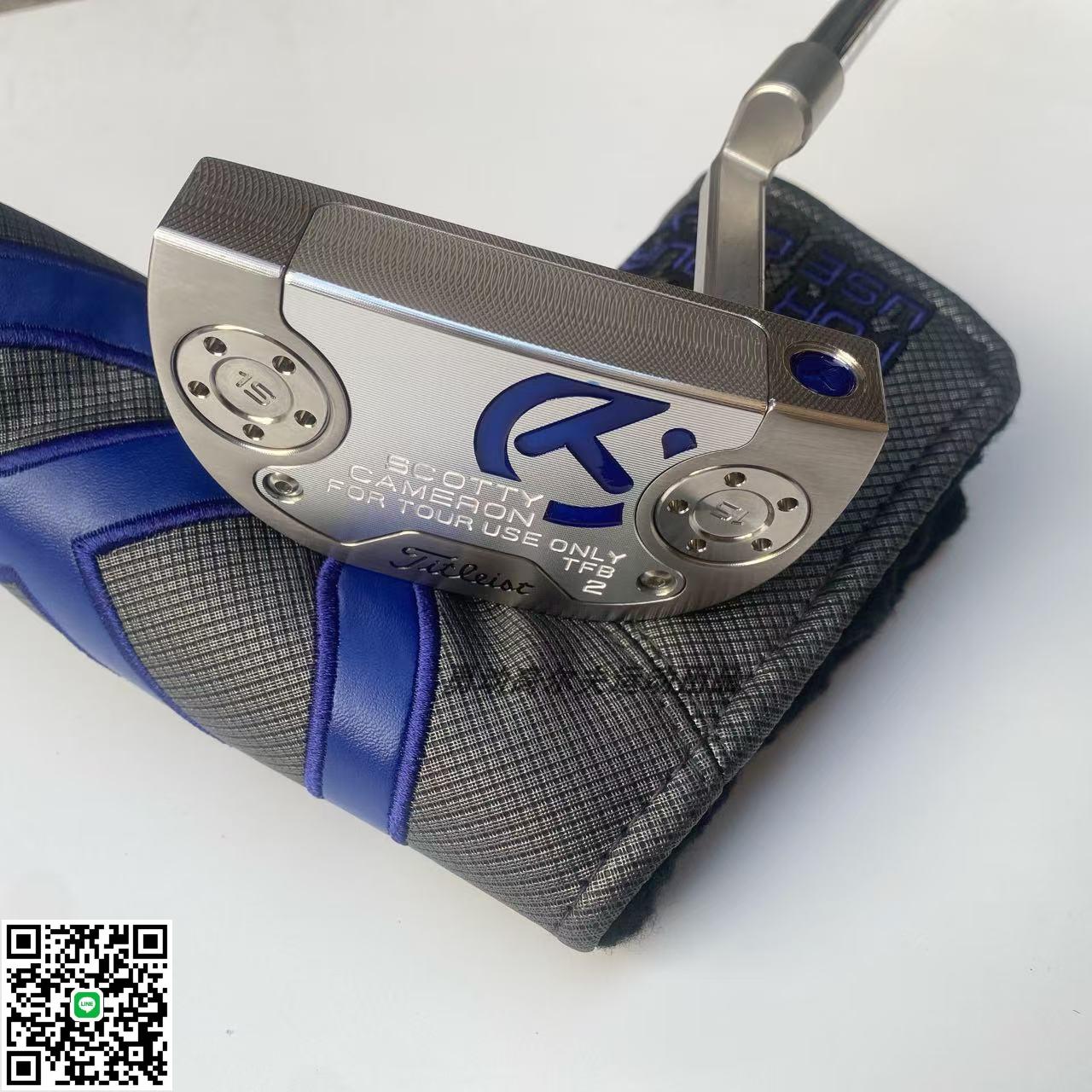 泰特裡斯Scotty Cameron ONLY高爾夫推桿TFB2限量藍圈T半圓球桿