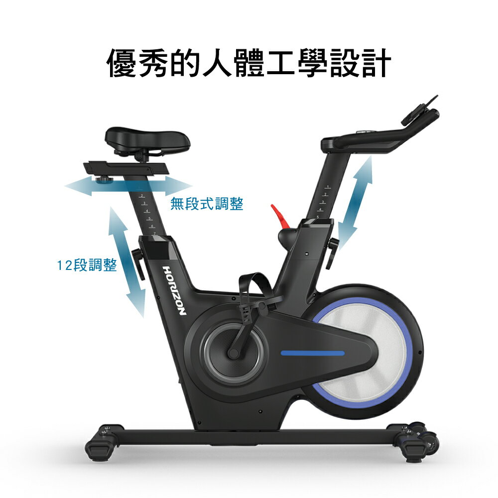 父親節優惠｜喬山 HORIZON 3.0SC 飛輪健身車 皮帶傳動 磁控阻力系統（折後價） 2