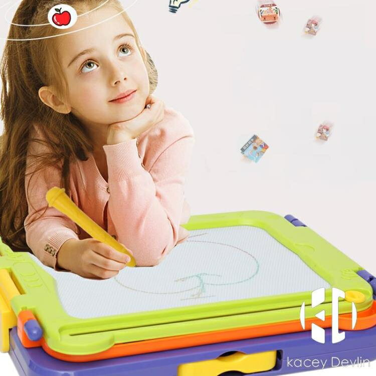 大號磁性畫板幼兒兒童涂鴉板畫畫板寫字板彩色小孩1-3歲2寶寶玩具【聚物優品】