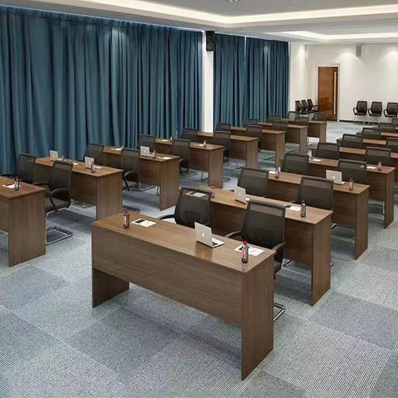 開發票 臺灣公司 會議桌 大會議室桌椅組合實木辦公現代公司員工學習培訓臺雙人長條會議桌S069快速出貨