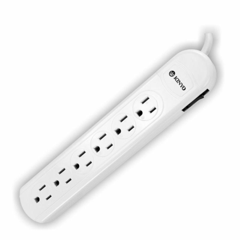 1開6插安全延長線C116-5 電腦電源延長線1.5m(5尺) 防雷擊 臺灣製【GS220】 123便利屋