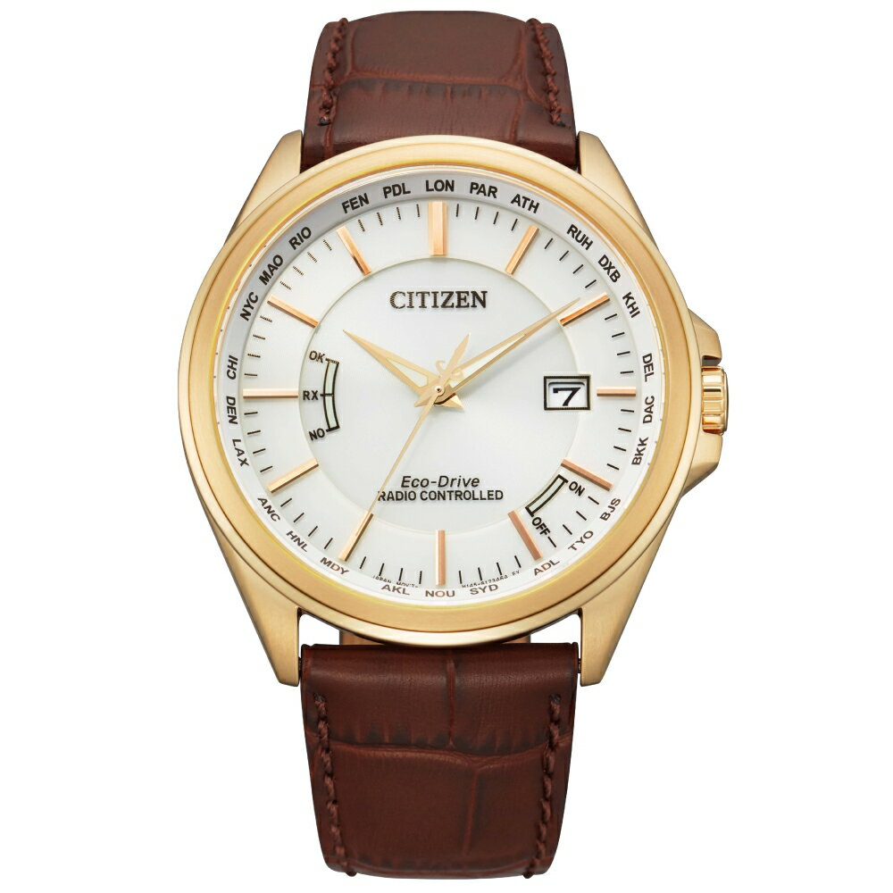 送禮首選★CITIZEN星辰 紳士必備電波光動能腕錶CB0253-19A 附提袋【全館滿額折價★APP下單點數4倍送】線上購買享 實體門市同步服務
